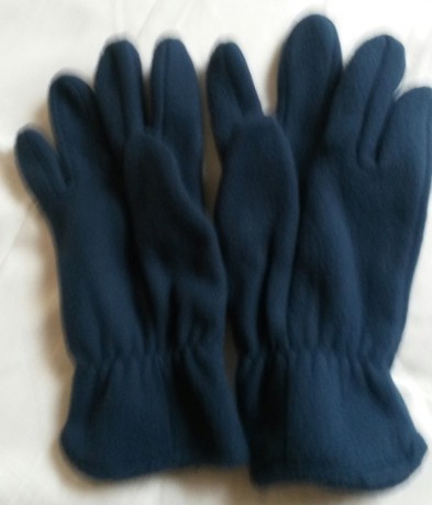 rukavice dámské fleece modré